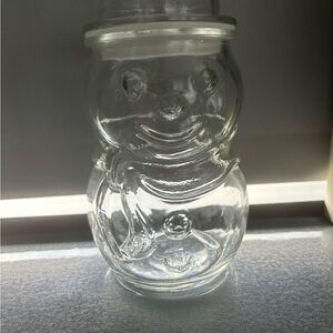 Glass Snowman Holiday Decor